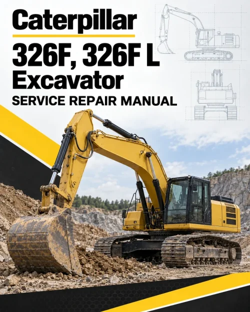 Caterpillar CAT 326F, 326F L Excavator Service Repair Manual (EBK00001 and up)