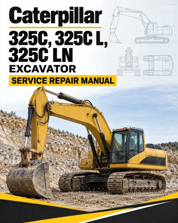 Caterpillar CAT 325C, 325C L, 325C LN Excavator Service Repair Manual (CRB00001 and up)