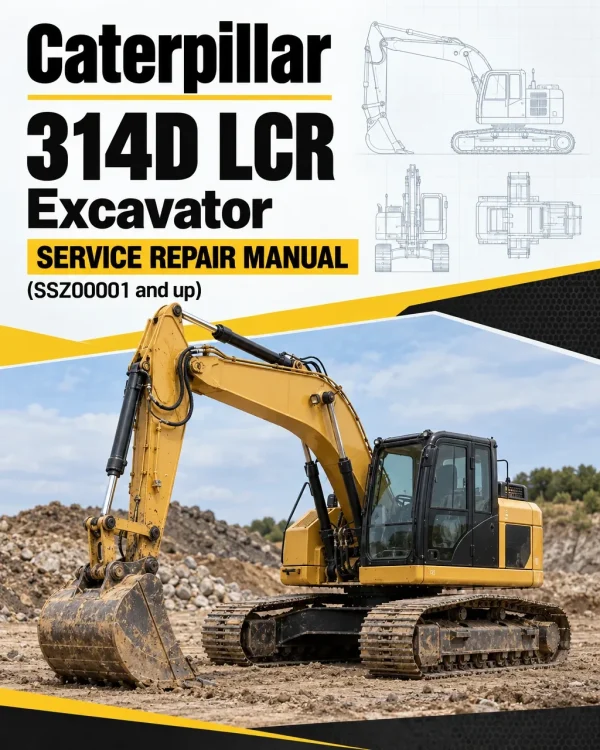 Caterpillar CAT 314D LCR Excavator Service Repair Manual (SSZ00001 and up) Caterpillar CAT 314D LCR Excavator Service Repair Manual (SSZ00001 and up)