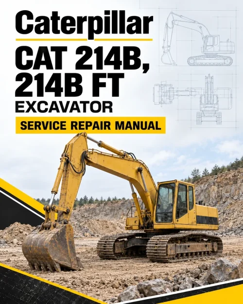 Caterpillar CAT 214B, 214B FT Excavator Service Repair Manual (9MF00001 and up) Caterpillar CAT 214B, 214B FT Excavator Service Repair Manual (9MF00001 and up)