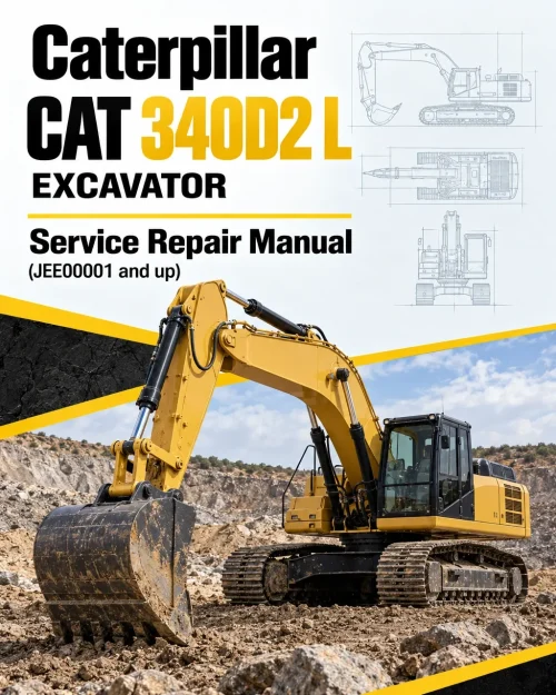 Caterpillar CAT 340D2 L Excavator Service Repair Manual (JEE00001 and up) Caterpillar CAT 340D2 L Excavator Service Repair Manual (JEE00001 and up)