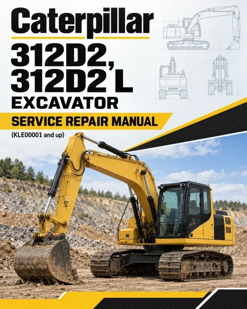 Caterpillar CAT 312D2, 312D2 L Excavator Service Repair Manual (KLE00001 and up) Caterpillar CAT 312D2, 312D2 L Excavator Service Repair Manual (KLE00001 and up)