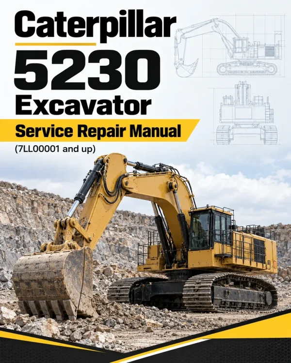 Caterpillar CAT 5230 Excavator Service Repair Manual (7LL00001 and up)