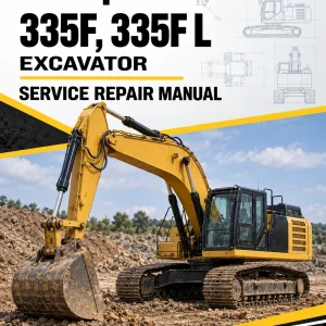 Caterpillar CAT 335F, 335F L Excavator Service Repair Manual (SGJ00001 and up)