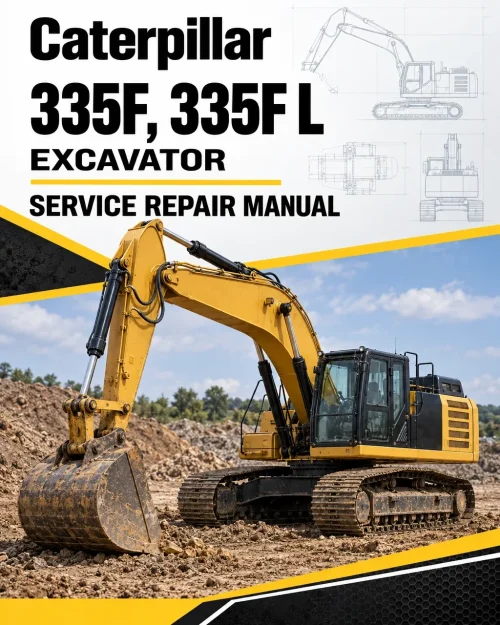 Caterpillar CAT 335F, 335F L Excavator Service Repair Manual (SGJ00001 and up)