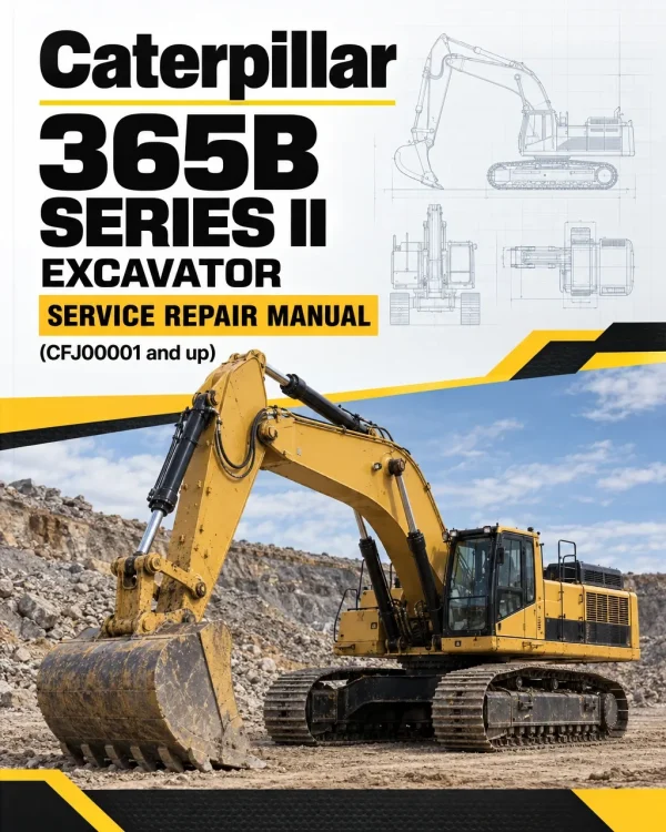 Caterpillar CAT 365B SERIES II Excavator Service Repair Manual (CFJ00001 and up) Caterpillar CAT 365B SERIES II Excavator Service Repair Manual (CFJ00001 and up)