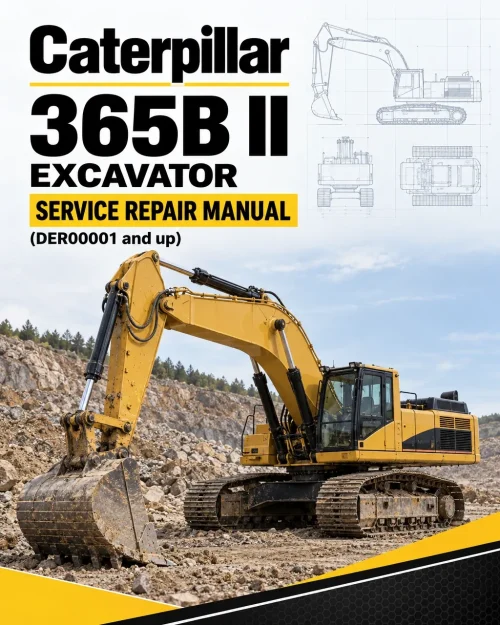 Caterpillar CAT 365B II Excavator Service Repair Manual (DER00001 and up)