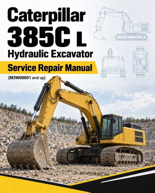 Caterpillar CAT 385C L Hydraulic Excavator Service Repair Manual (M3W00001 and up)