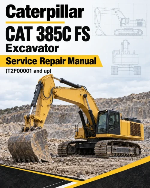 Caterpillar CAT 385C FS Excavator Service Repair Manual (T2F00001 and up)