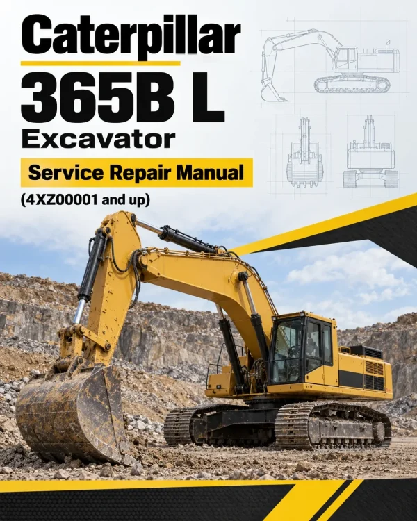Caterpillar CAT 365B L Excavator Service Repair Manual (4XZ00001 and up)