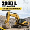 Caterpillar CAT 390D L Excavator Service Repair Manual (WAG00001 and up)