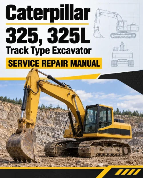 Caterpillar CAT 325, 325L Track Type Excavator Service Repair Manual (7CJ00001 and up)