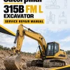 Caterpillar CAT 315B FM L Excavator Service Repair Manual (7RZ00001 and up)