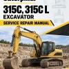 Caterpillar CAT 315C, 315C L Excavator Service Repair Manual (CFT00001 and up)