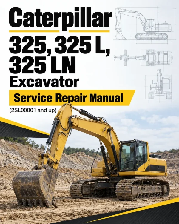 Caterpillar CAT 325, 325 L, 325 LN Excavator Service Repair Manual (2SL00001 and up)
