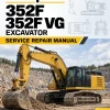 Caterpillar CAT 352F 352F VG Excavator Service Repair Manual (YEG00001 and up)