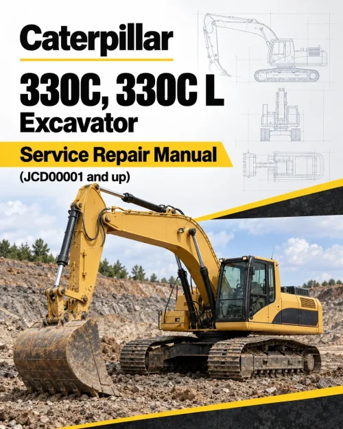 Caterpillar CAT 330C, 330C L Excavator Service Repair Manual (JCD00001 and up) Caterpillar CAT 330C, 330C L Excavator Service Repair Manual (JCD00001 and up)