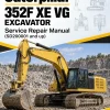 Caterpillar CAT 352F XE VG Excavator Service Repair Manual (SD200001 and up)