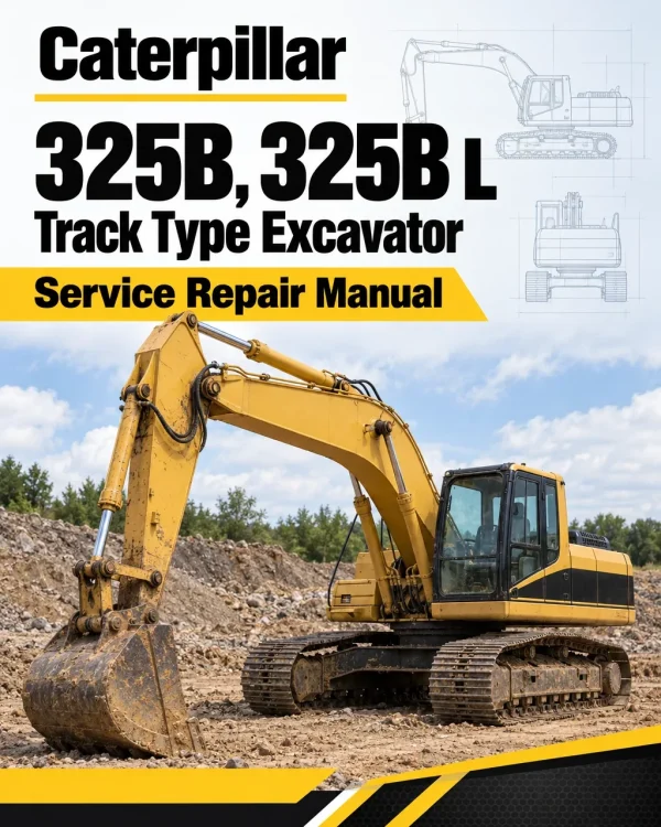 Caterpillar CAT 325B, 325B L Track Type Excavator Service Repair Manual (8PR00001 and up)