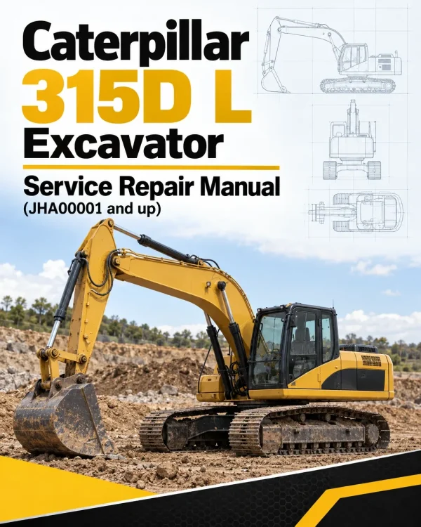 Caterpillar CAT 315D L Excavator Service Repair Manual (JHA00001 and up)