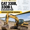 Caterpillar CAT 330B, 330B L Excavator Service Repair Manual (8SR00001 and up)