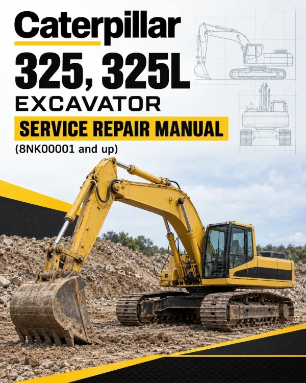 Caterpillar CAT 325, 325L Excavator Service Repair Manual (8NK00001 and up)