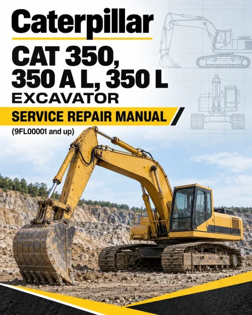 Caterpillar CAT 350, 350 A L, 350 L Excavator Service Repair Manual (9FL00001 and up) Caterpillar CAT 350, 350 A L, 350 L Excavator Service Repair Manual (9FL00001 and up)