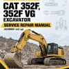 Caterpillar CAT 352F, 352F VG Excavator Service Repair Manual (A9J00001 and up)
