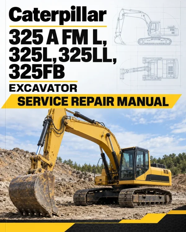 Caterpillar CAT 325 A FM L, 325L, 325LL, 325FB Excavator Service Repair Manual (7LM00001 and up)