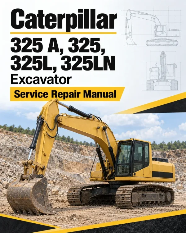 Caterpillar CAT 325 A, 325, 325L, 325LN Excavator Service Repair Manual (9SG00001 and up)