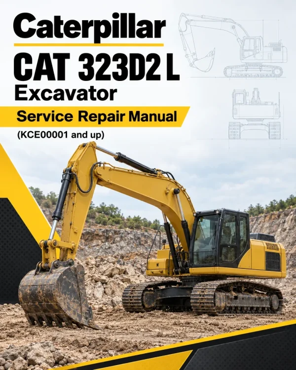 Caterpillar CAT 323D2 L Excavator Service Repair Manual (KCE00001 and up) Caterpillar CAT 323D2 L Excavator Service Repair Manual (KCE00001 and up)
