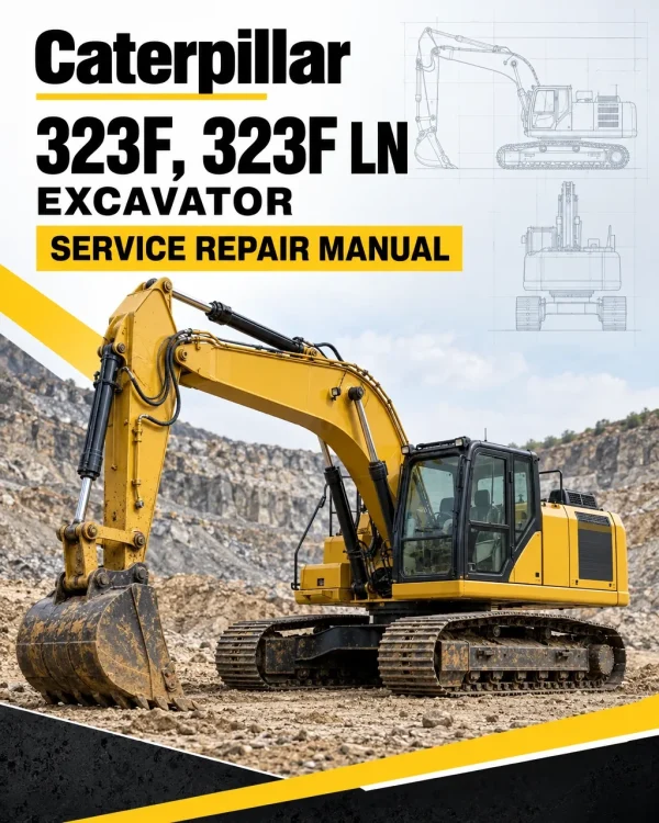 Caterpillar CAT 323F, 323F LN Excavator Service Repair Manual (RGP00001 and up)