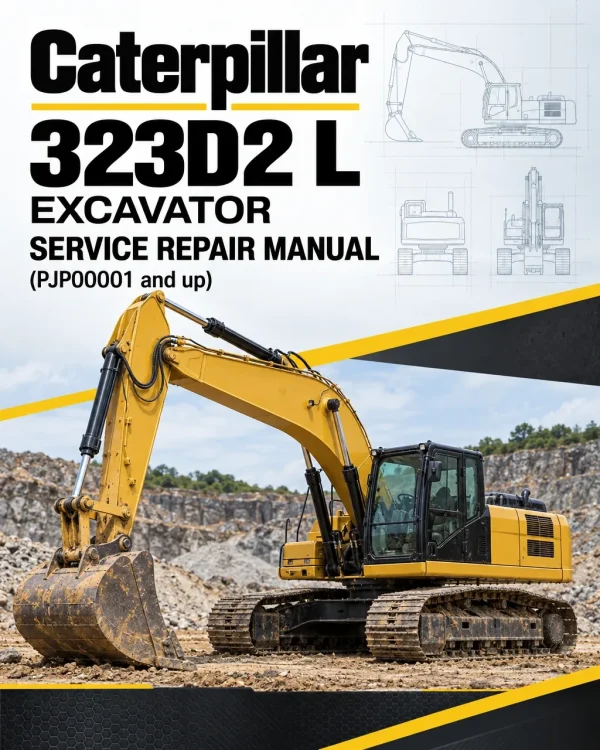Caterpillar CAT 323D2 L Excavator Service Repair Manual (PJP00001 and up)