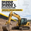 Caterpillar CAT 312D2, 312D2 L Excavator Service Repair Manual (MGJ00001 and up)