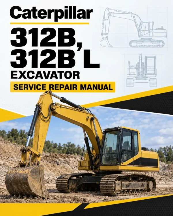 Caterpillar CAT 312B, 312B L Excavator Service Repair Manual (9NW00001 and up) Caterpillar CAT 312B, 312B L Excavator Service Repair Manual (9NW00001 and up)