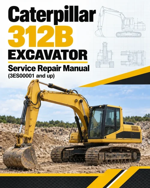 Caterpillar CAT 312B Excavator Service Repair Manual (3ES00001 and up)