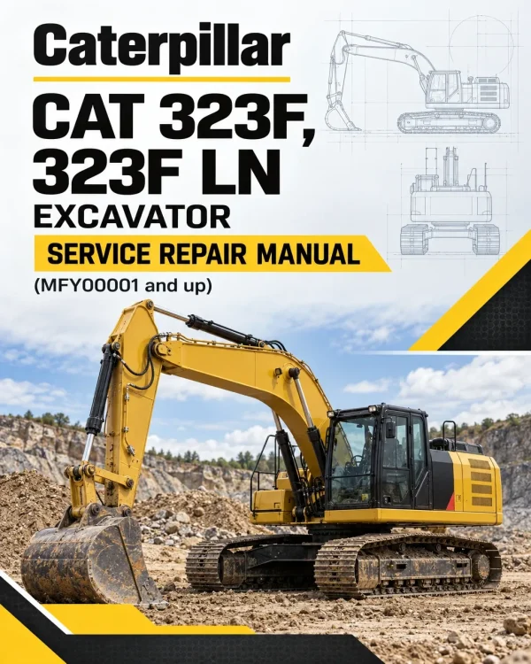 Caterpillar CAT 323F, 323F LN Excavator Service Repair Manual (MFY00001 and up)
