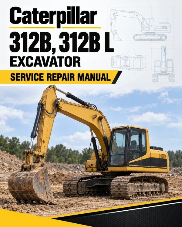 Caterpillar CAT 312B, 312B L Excavator Service Repair Manual (9FS00001 and up) Caterpillar CAT 312B, 312B L Excavator Service Repair Manual (9FS00001 and up)