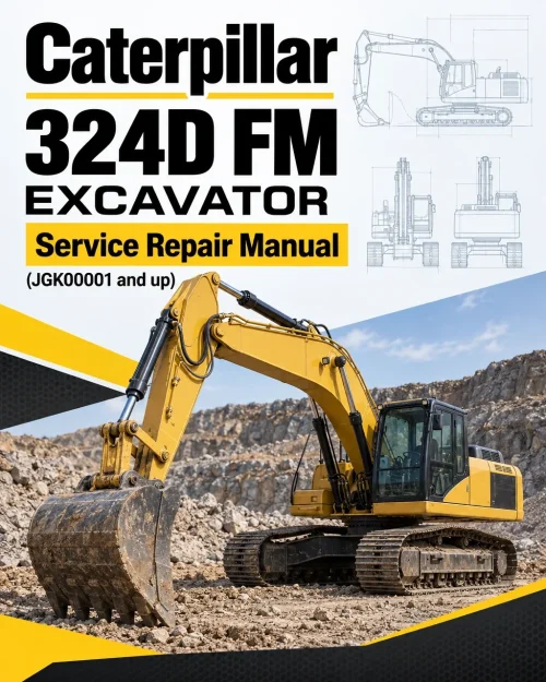 Caterpillar CAT 324D FM Excavator Service Repair Manual (JGK00001 and up)