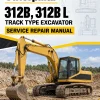 Caterpillar CAT 312B, 312B L Track Type Excavator Service Repair Manual (3FS00001 and up)