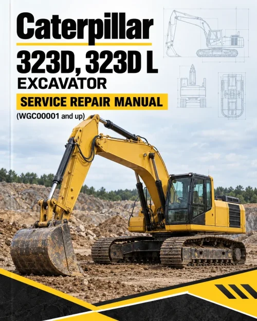 Caterpillar CAT 323D, 323D L Excavator Service Repair Manual (WGC00001 and up)