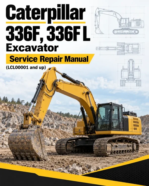Caterpillar CAT 336F, 336F L Excavator Service Repair Manual (LCL00001 and up)