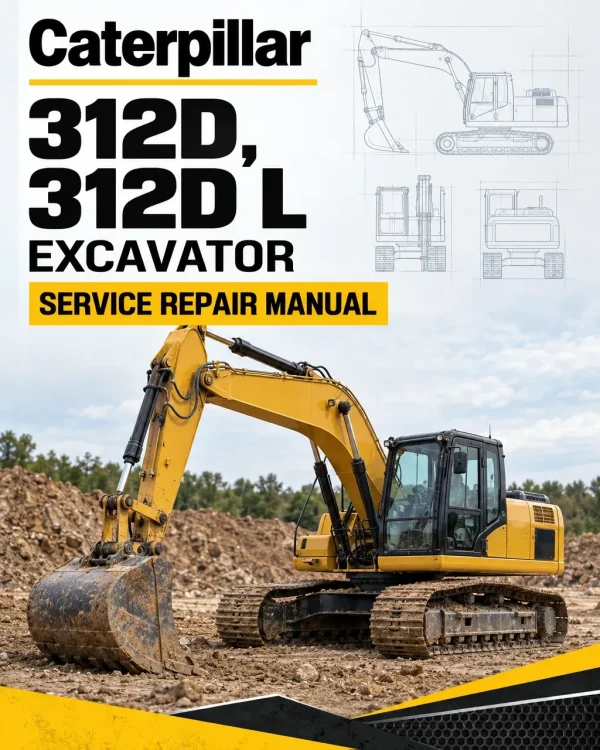 Caterpillar CAT 312D, 312D L Excavator Service Repair Manual (RHL00001 and up) Caterpillar CAT 312D, 312D L Excavator Service Repair Manual (RHL00001 and up)