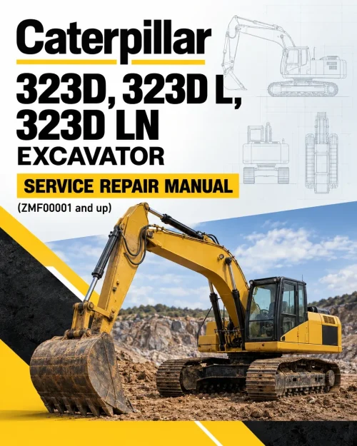 Caterpillar CAT 323D, 323D L, 323D LN Excavator Service Repair Manual (ZMF00001 and up) Caterpillar CAT 323D, 323D L, 323D LN Excavator Service Repair Manual (ZMF00001 and up)