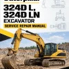 Caterpillar CAT 324D L, 324D LN Excavator Service Repair Manual (BTK00001 and up)