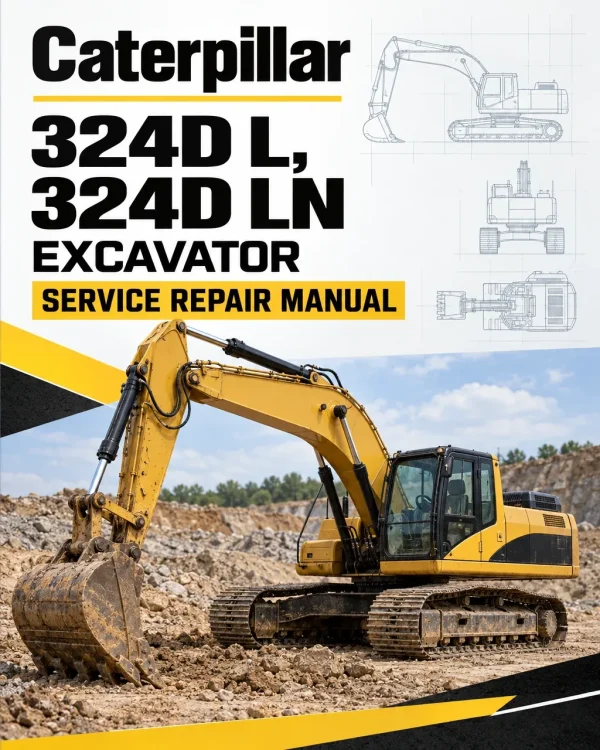 Caterpillar CAT 324D L, 324D LN Excavator Service Repair Manual (BTK00001 and up)
