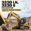 Caterpillar CAT 323D LN, 323D S Excavator Service Repair Manual (SED00001 and up)
