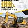 Caterpillar CAT 312D2, 312D2 L Excavator Service Repair Manual (TJY00001 and up)