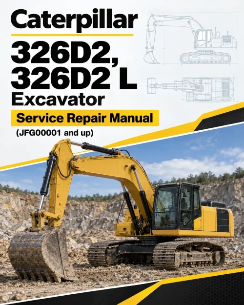 Caterpillar CAT 326D2, 326D2 L Excavator Service Repair Manual (JFG00001 and up) Caterpillar CAT 326D2, 326D2 L Excavator Service Repair Manual (JFG00001 and up)
