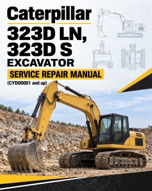 Caterpillar CAT 323D LN, 323D S Excavator Service Repair Manual (CYD00001 and up) Caterpillar CAT 323D LN, 323D S Excavator Service Repair Manual (CYD00001 and up)